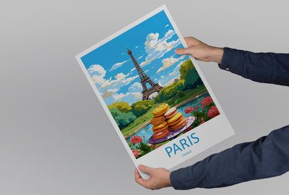 Paris Travel Print Wall Art Paris Wall Hanging Home Décor Paris Gift Art Lovers France Art Lover Gift Paris Print France Wall Art Décor