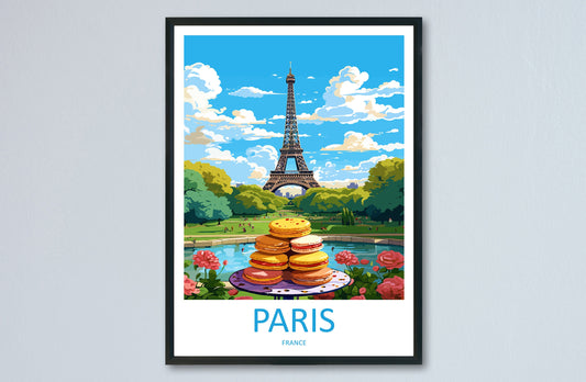 Paris Travel Print Wall Art Paris Wall Hanging Home Décor Paris Gift Art Lovers France Art Lover Gift Paris Print France Wall Art Décor