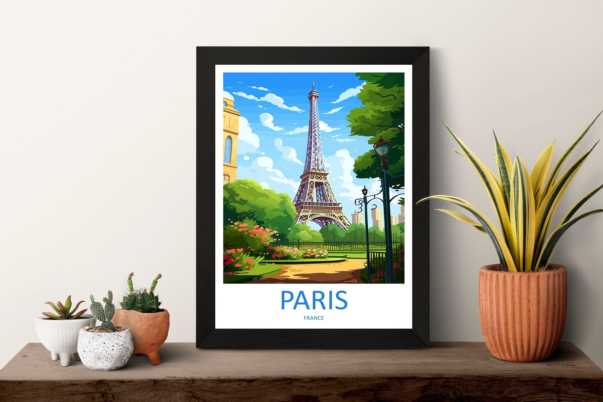 Paris Travel Print Wall Art Paris Wall Hanging Home Décor Paris Gift Art Lovers France Art Lover Gift Paris Print France Wall Art Décor