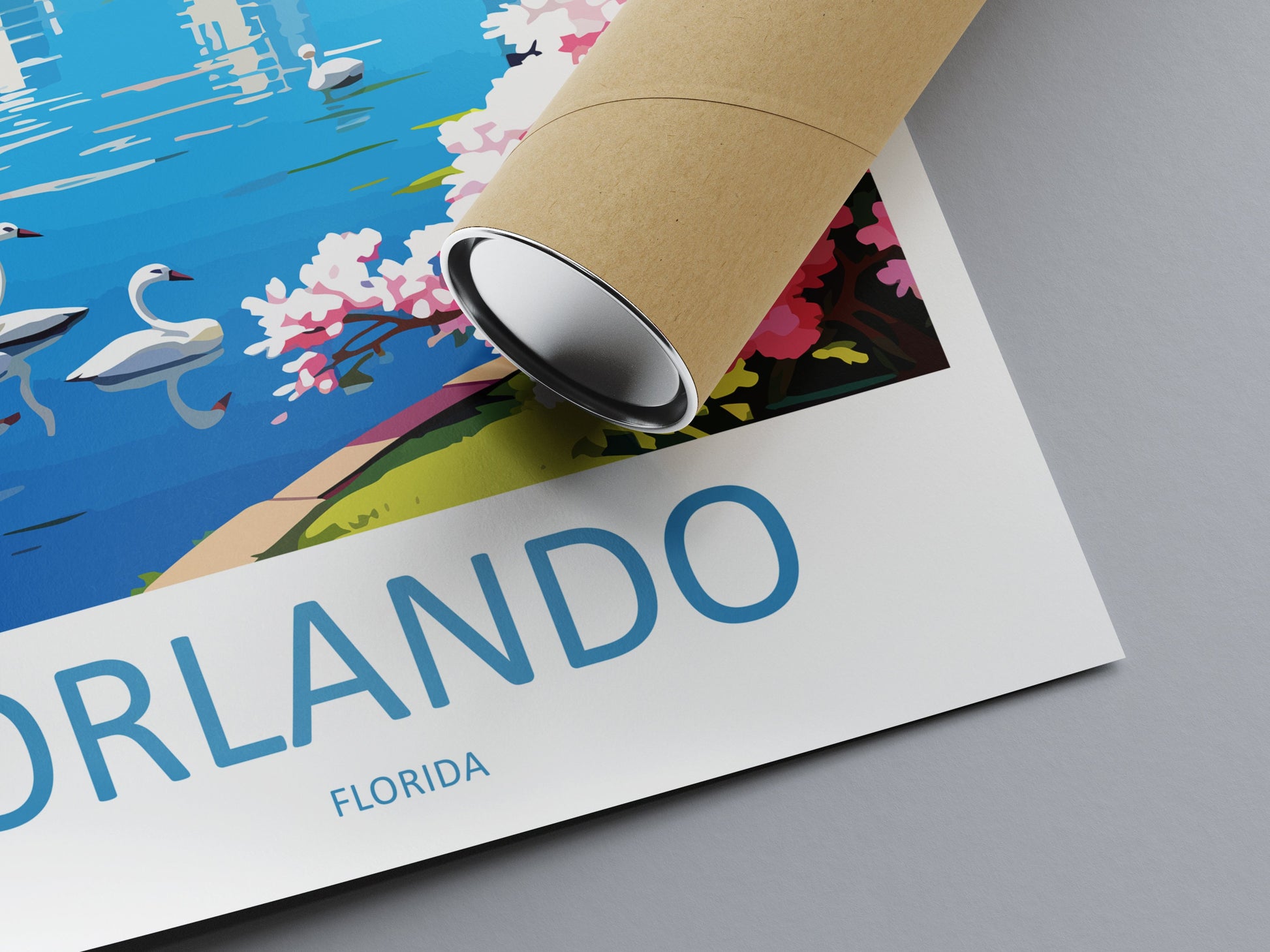Orlando Travel Print Wall Art Orlando Wall Hanging Home Décor Orlando Gift Art Lovers Gift Beach Florida Orlando Print For Florida City