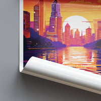 Bangkok Travel Print Wall Art Bangkok Wall Hanging Home Decor Bangkok Gift Art Lovers Wall Art Thailand Travel Print Gift Thai Travel Art