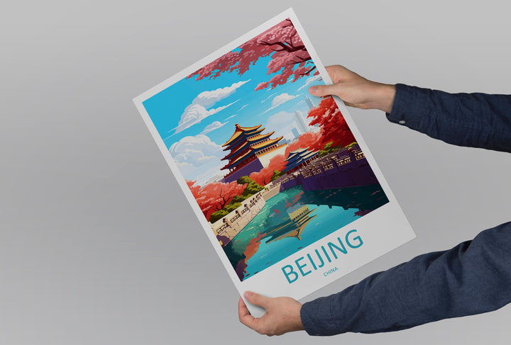 Beijing Travel Print Wall Art Beijing Wall Hanging Home Décor Gift Beijing Art Lovers China Beijing Art Gift Lover Print