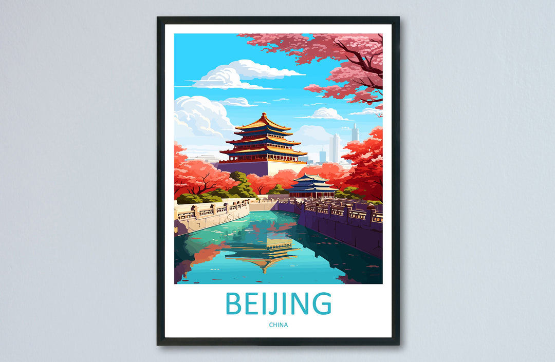 Beijing Travel Print Wall Art Beijing Wall Hanging Home Décor Gift Beijing Art Lovers China Beijing Art Gift Lover Print