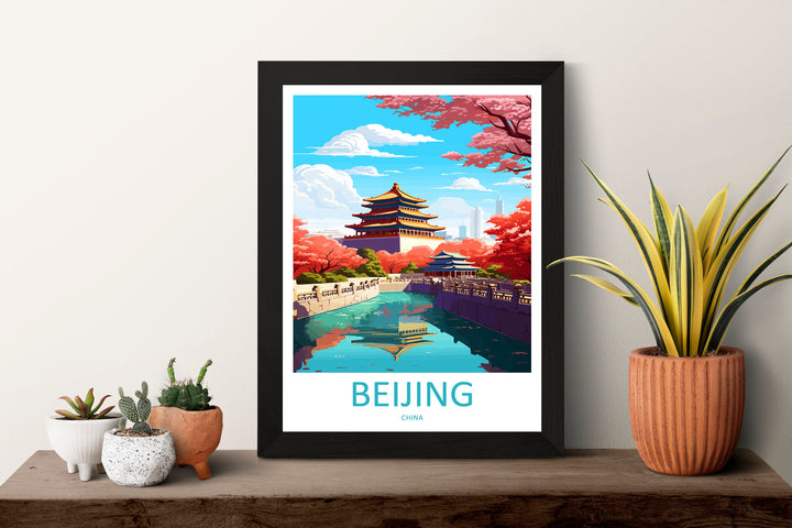 Beijing Travel Print Wall Art Beijing Wall Hanging Home Décor Gift Beijing Art Lovers China Beijing Art Gift Lover Print