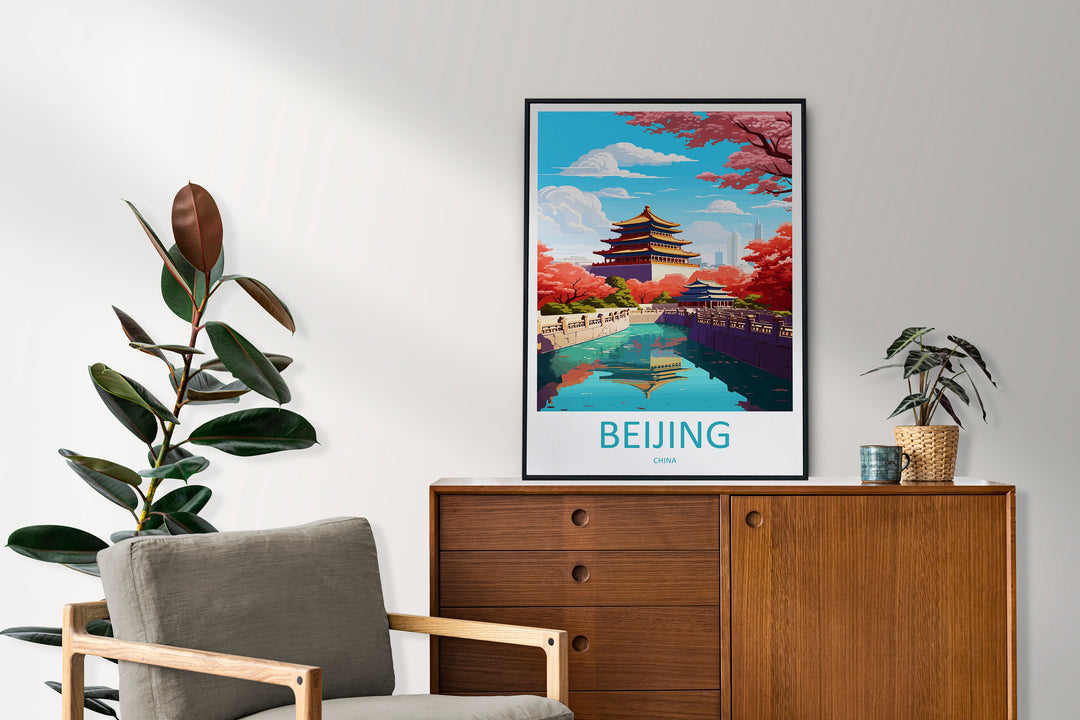 Beijing Travel Print Wall Art Beijing Wall Hanging Home Décor Gift Beijing Art Lovers China Beijing Art Gift Lover Print