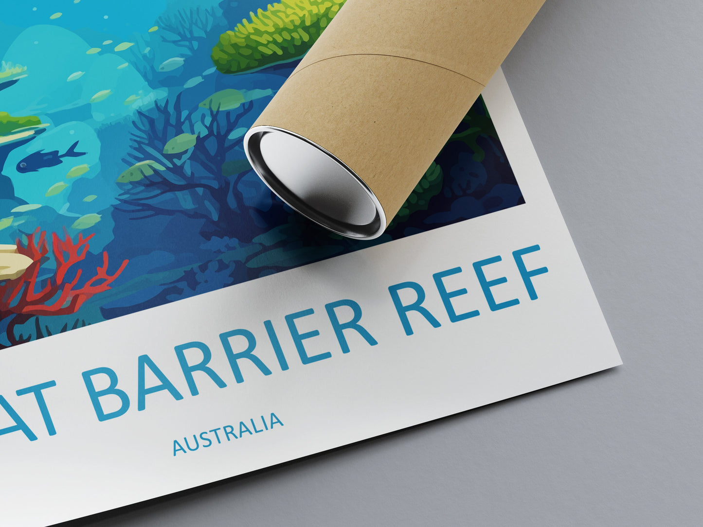 Great Barrier Reef Travel Print Wall Art Great Barrier Reef Wall Hanging Home Décor Great Barrier Reef Gift Art Lovers Wall Art Australia