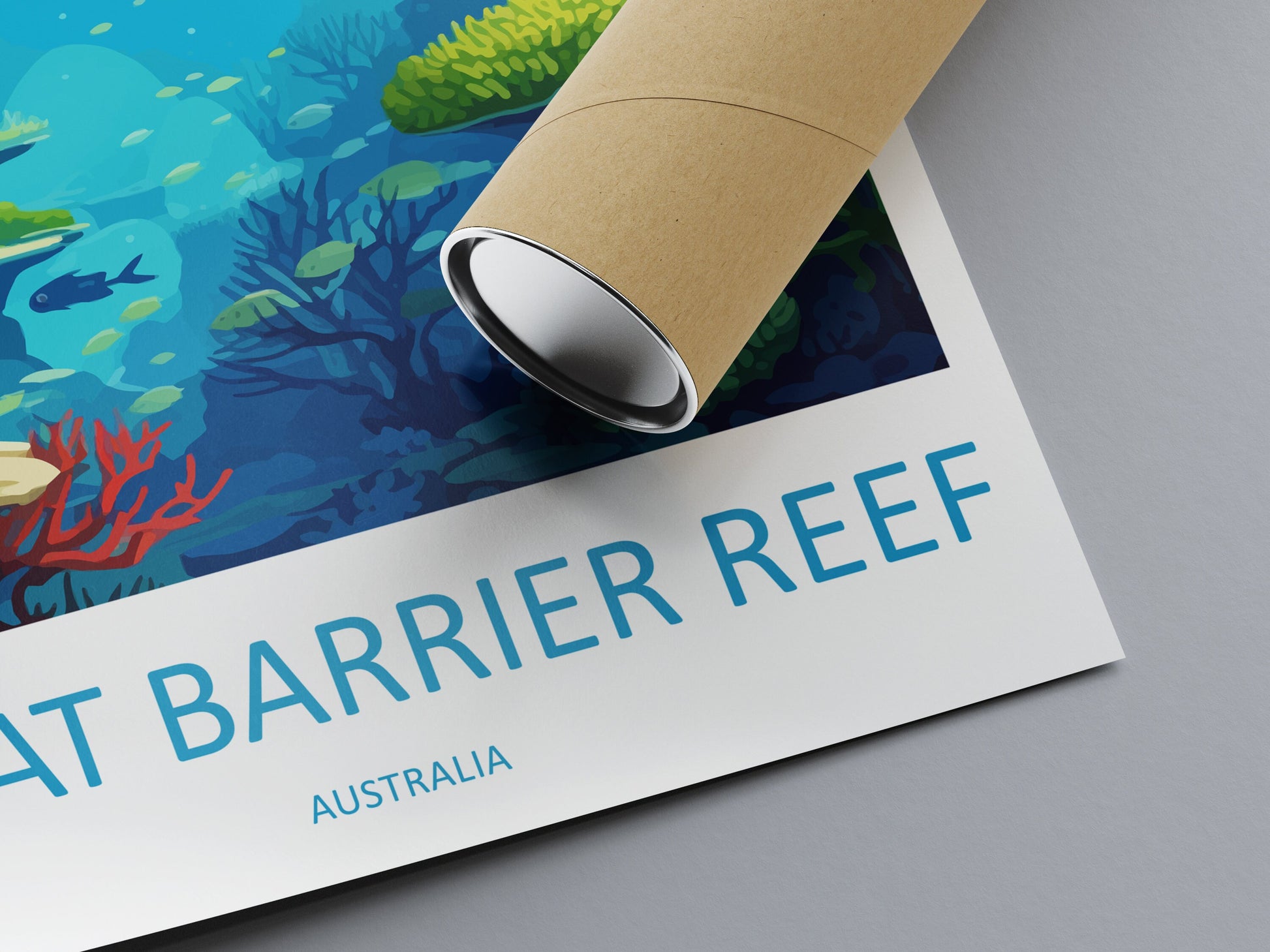 Great Barrier Reef Travel Print Wall Art Great Barrier Reef Wall Hanging Home Décor Great Barrier Reef Gift Art Lovers Wall Art Australia