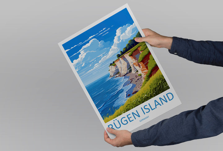 Rugen Island Travel Print Wall Art Rugen Island Wall Hanging Home Décor Rugen Island Gift Art Lovers Germany Art Lover Gift Rugen Island Art
