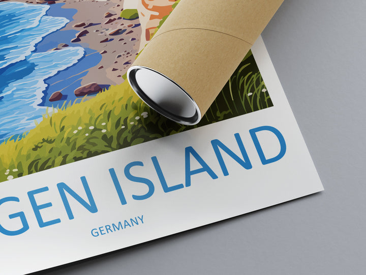 Rugen Island Travel Print Wall Art Rugen Island Wall Hanging Home Décor Rugen Island Gift Art Lovers Germany Art Lover Gift Rugen Island Art
