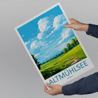 Altmühlsee Travel Print Altmühlsee Home Décor Germany Art Print Germany Altmühlsee Wall Print For Altmühlsee Gift