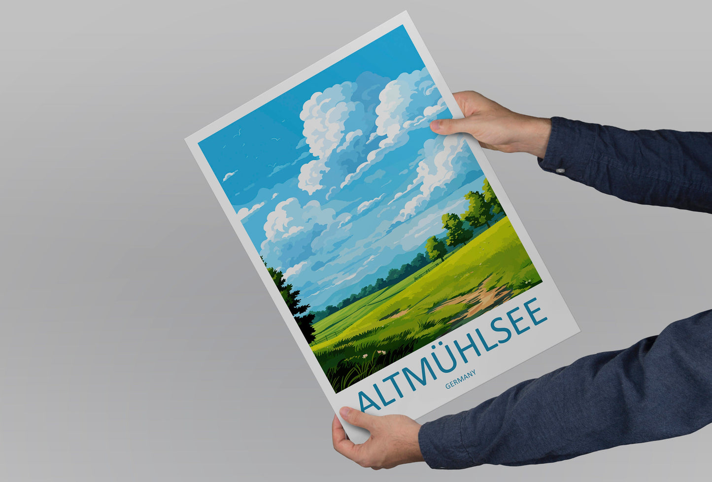 Altmühlsee Travel Print Altmühlsee Home Décor Germany Art Print Germany Altmühlsee Wall Print For Altmühlsee Gift
