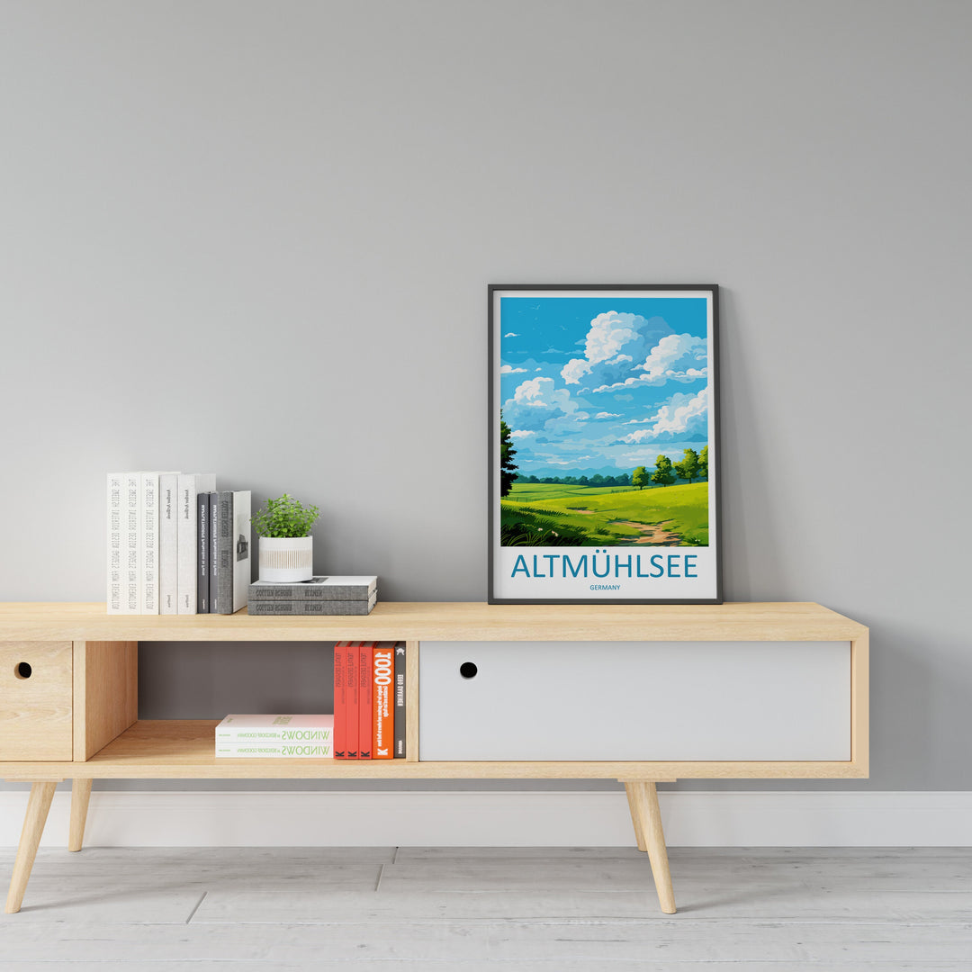 Altmühlsee Travel Print Altmühlsee Home Décor Germany Art Print Germany Altmühlsee Wall Print For Altmühlsee Gift