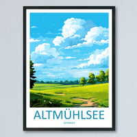 Altmühlsee Travel Print Altmühlsee Home Décor Germany Art Print Germany Altmühlsee Wall Print For Altmühlsee Gift