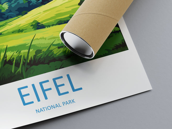 Eifel National Park Travel Print Eifel National Park Home Décor Germany Art Print Germany Eifel National Park Wall Print For Eifel Gift