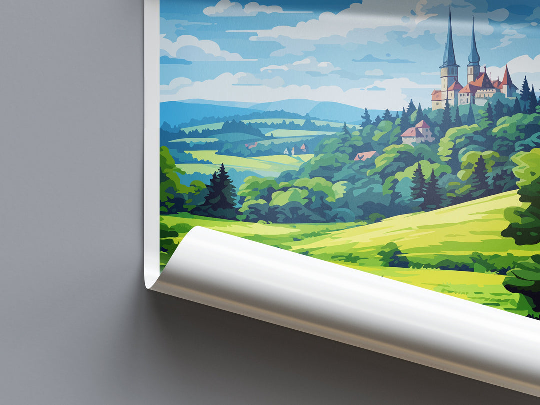 Eifel National Park Travel Print Eifel National Park Home Décor Germany Art Print Germany Eifel National Park Wall Print For Eifel Gift