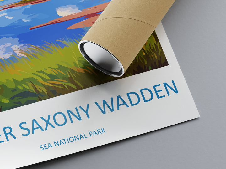 Lower Saxony Wadden Travel Print Lower Saxony Wadden Home Décor Germany Art Print Germany Lower Saxony Wadden Wall Print