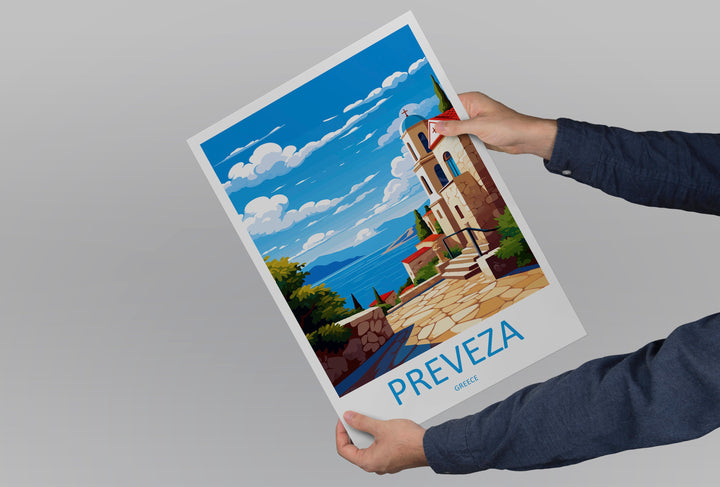 Preveza Travel Print Wall Art Preveza Wall Hanging Home Decoration Preveza Gift Art Lovers Wall Art Print Preveza Print