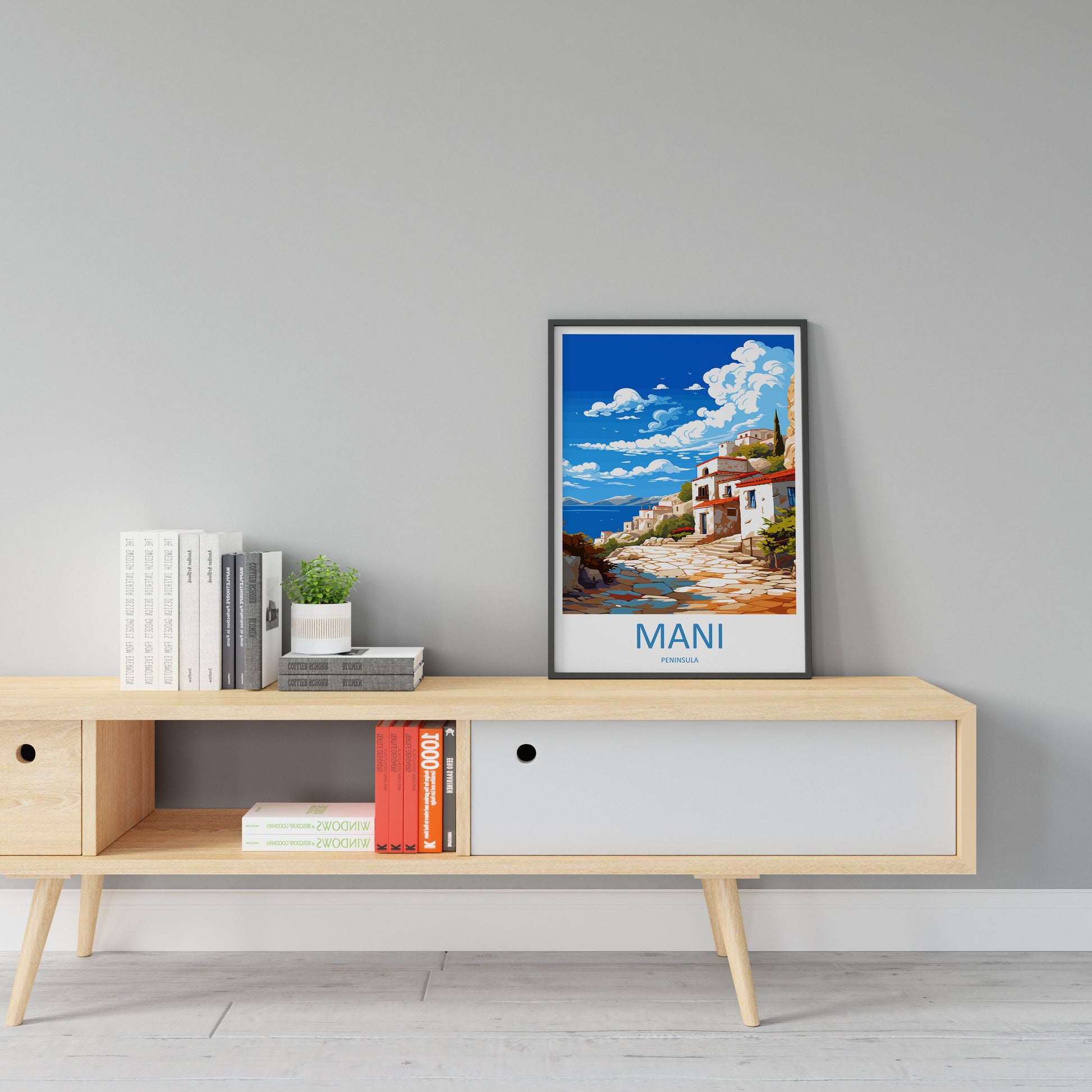 Mani Peninsula Travel Print Wall Art Mani Peninsula Wall Hanging Home Decoration Mani Peninsula Gift Art Lovers Wall Art Print