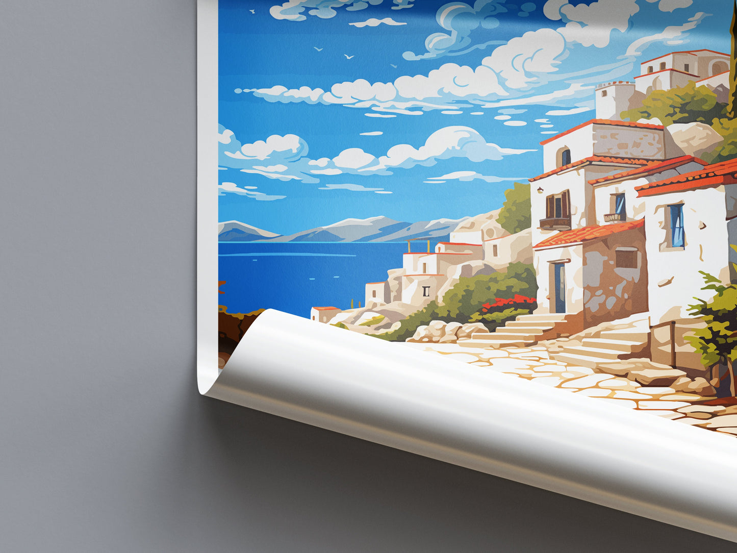 Mani Peninsula Travel Print Wall Art Mani Peninsula Wall Hanging Home Decoration Mani Peninsula Gift Art Lovers Wall Art Print