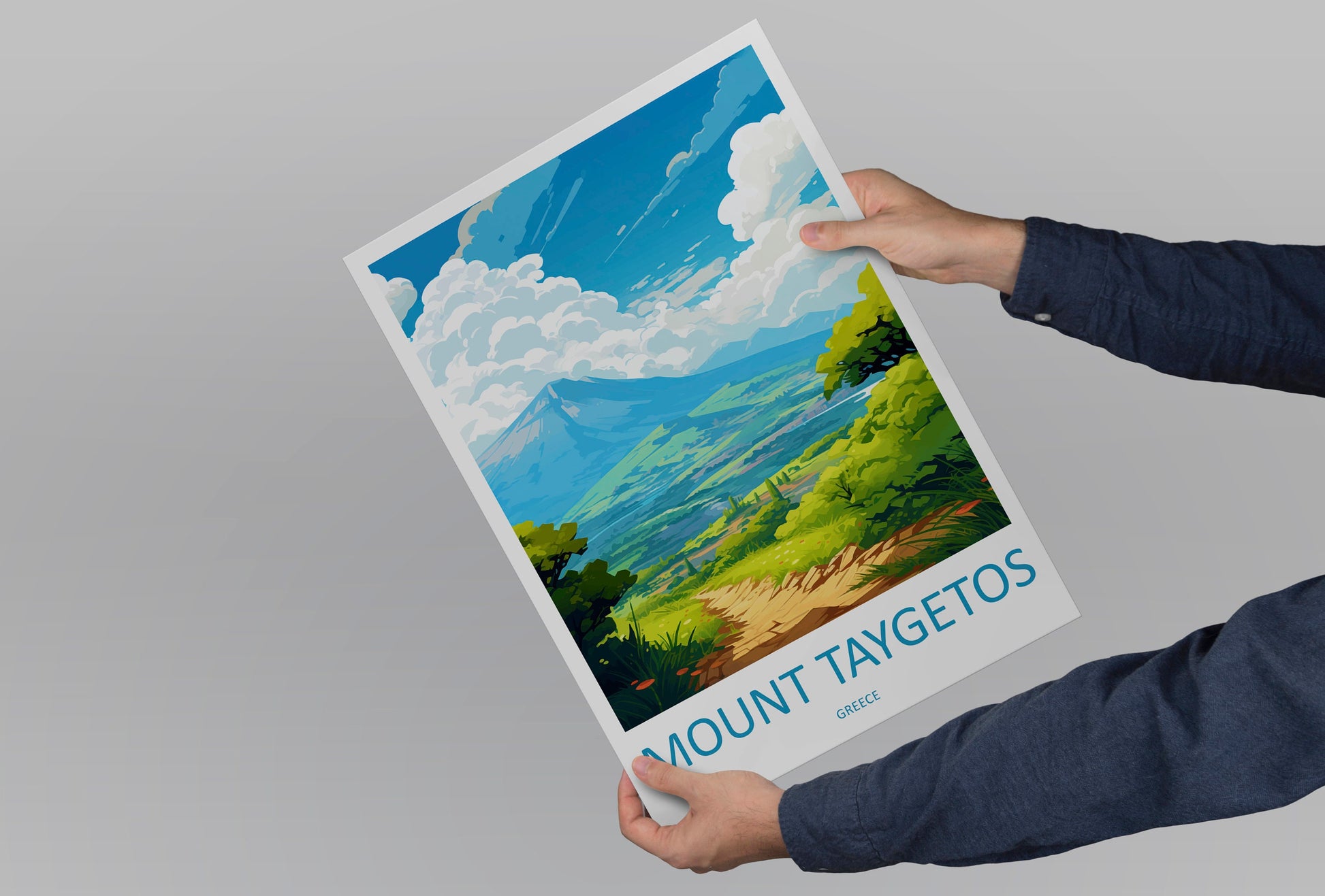 Mount Taygetos Travel Print Wall Art Mount Taygetos Wall Hanging Home Decor Mount Taygetos Gift Art Lovers Wall Art Print Taygetos Greece