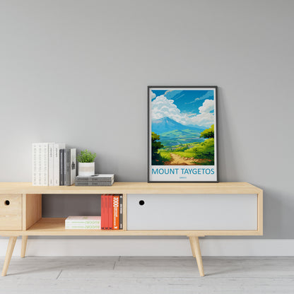 Mount Taygetos Travel Print Wall Art Mount Taygetos Wall Hanging Home Decor Mount Taygetos Gift Art Lovers Wall Art Print Taygetos Greece
