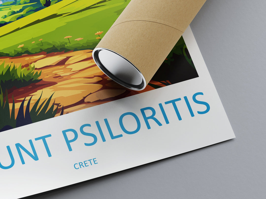 Mount Psiloritis Travel Print Wall Art Mount Psiloritis Wall Hanging Home Decor Mount Psiloritis Gift Art Lovers Wall Art Print Psiloritis