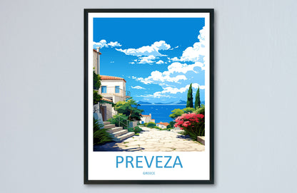 Preveza Travel Print Wall Art Preveza Wall Hanging Home Decoration Preveza Gift Art Lovers Wall Art Print Preveza Print