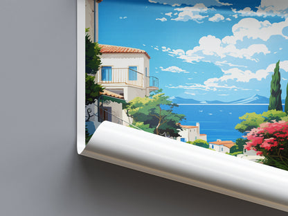 Preveza Travel Print Wall Art Preveza Wall Hanging Home Decoration Preveza Gift Art Lovers Wall Art Print Preveza Print