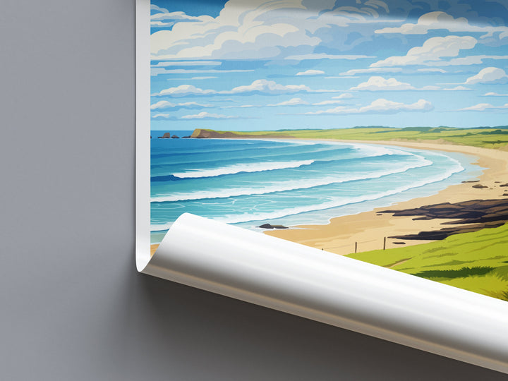 Constantine Bay Travel Print Wall Art Constantine Bay Wall Hanging Home Décor Constantine Bay Gift Art Lovers Cornwall Art Lover Gift