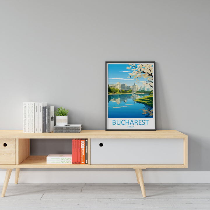 Bucharest Travel Print Bucharest Home Décor Romania Art Print Romania Bucharest Room Print For Bucharest Gift Art Poster Wall Art