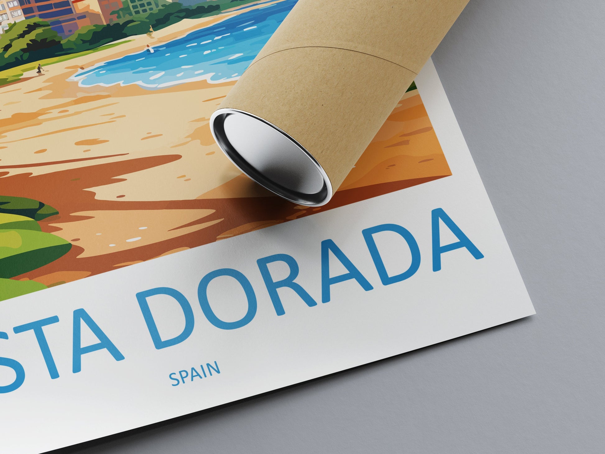 Costa Dorada Travel Print Wall Art Costa Dorada Wall Hanging Home Décor Costa Dorada Gift Art Lovers Spain Art Lover Gift Art Print