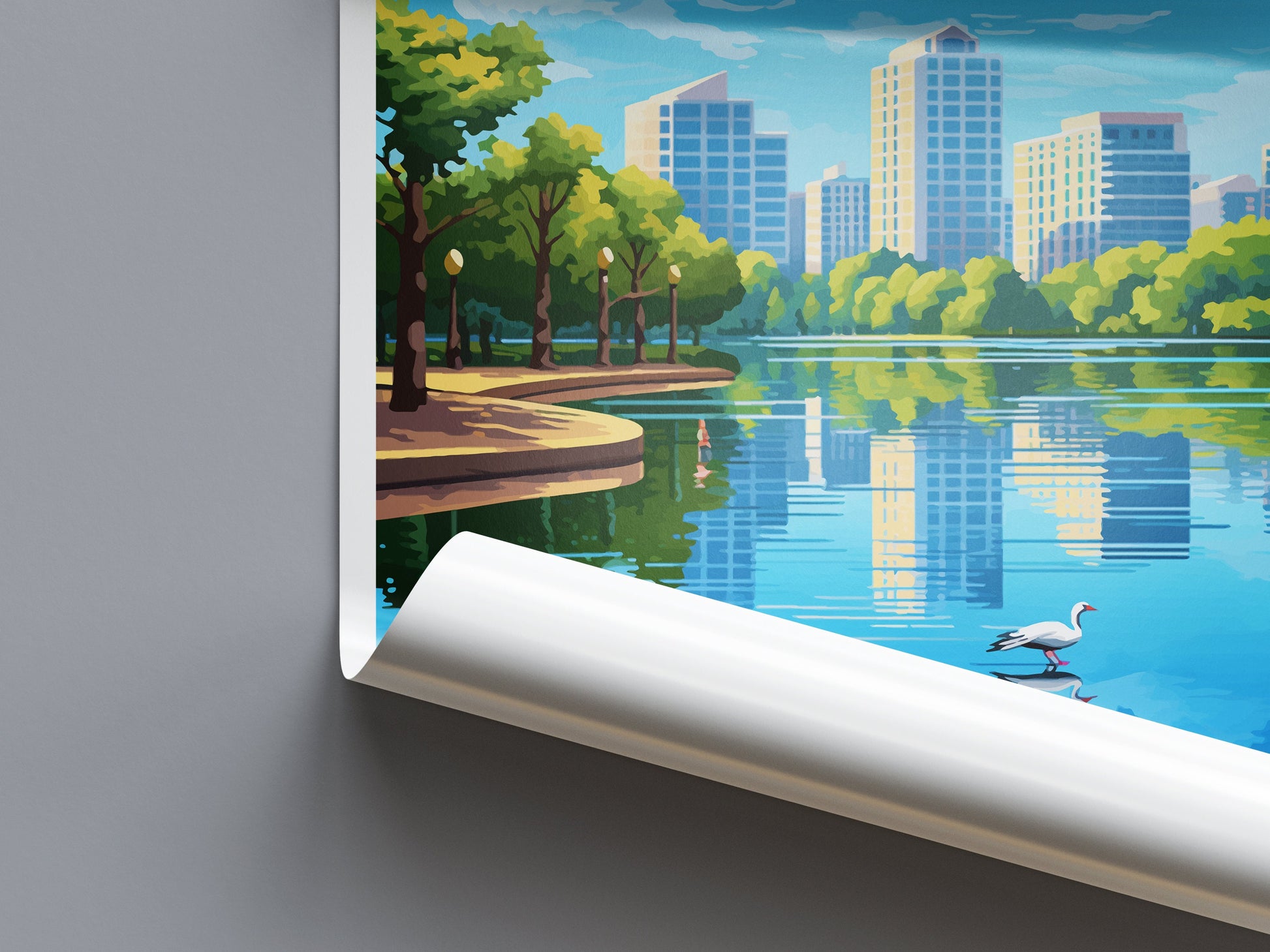 Orlando Travel Print Wall Art Orlando Wall Hanging Home Décor Orlando Gift Art Lovers Gift Beach Florida Orlando Print For Florida City