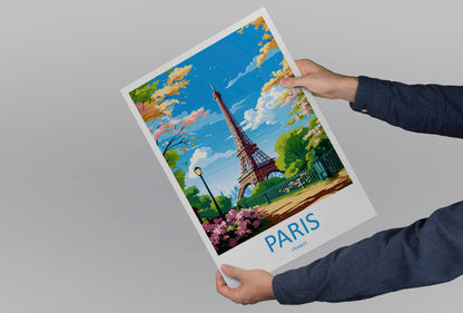 Paris Travel Print Wall Art Paris Wall Hanging Home Décor Paris Gift Art Lovers France Art Lover Gift Paris Print France Wall Art Décor