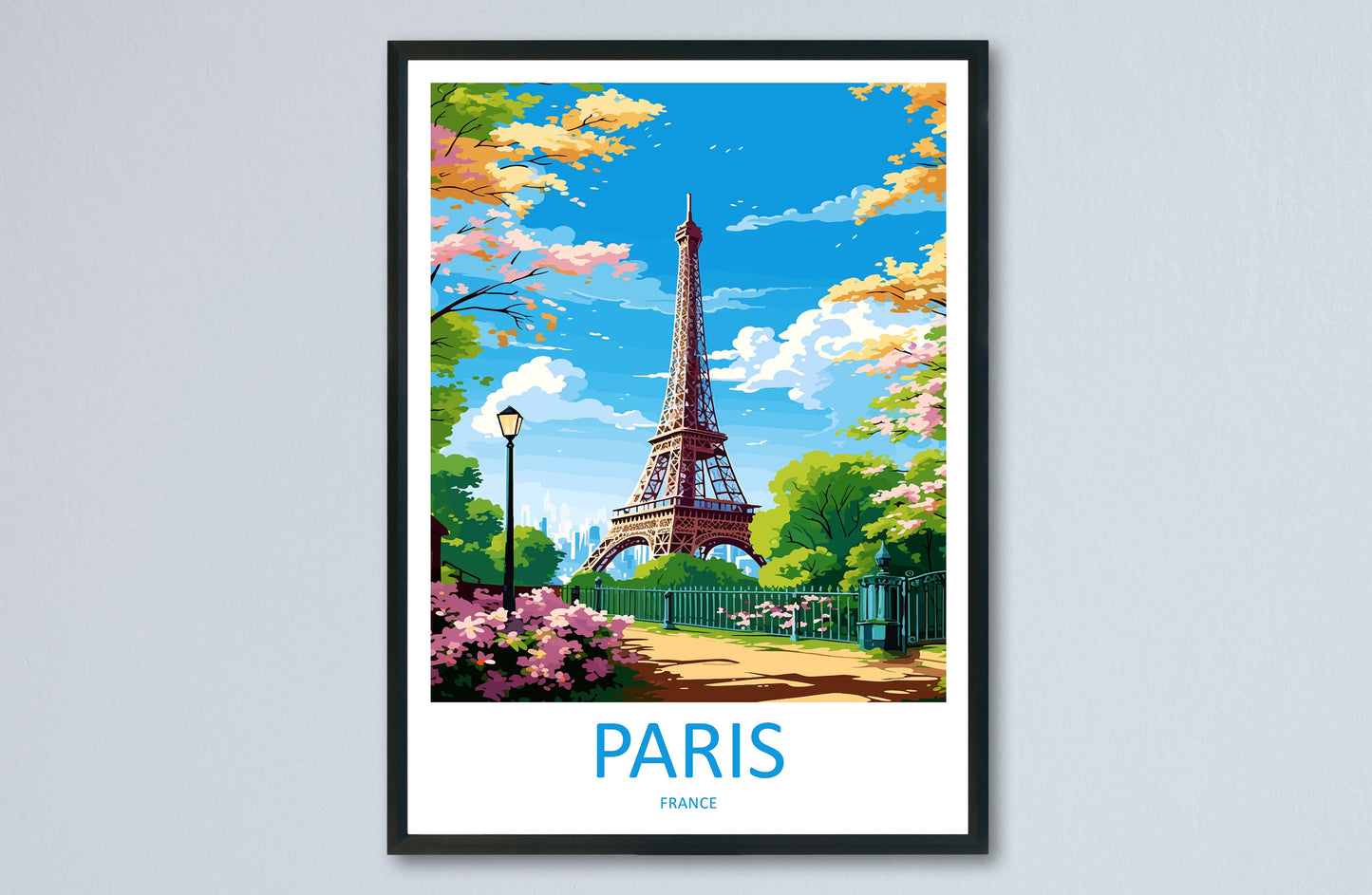 Paris Travel Print Wall Art Paris Wall Hanging Home Décor Paris Gift Art Lovers France Art Lover Gift Paris Print France Wall Art Décor