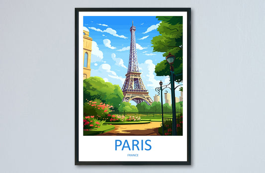 Paris Travel Print Wall Art Paris Wall Hanging Home Décor Paris Gift Art Lovers France Art Lover Gift Paris Print France Wall Art Décor