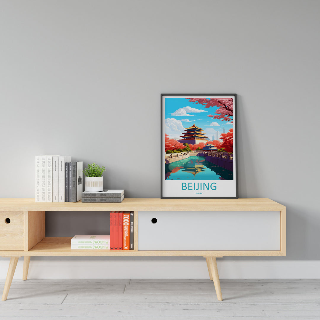Beijing Travel Print Wall Art Beijing Wall Hanging Home Décor Gift Beijing Art Lovers China Beijing Art Gift Lover Print