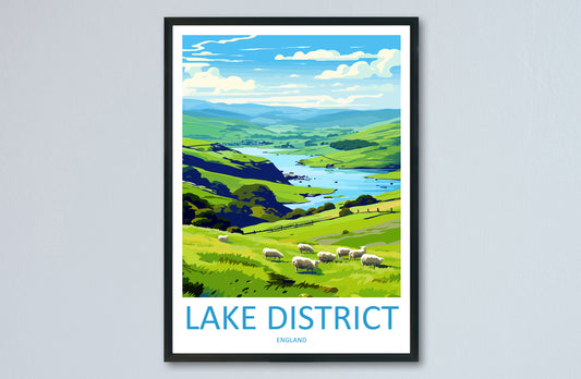 Lake District Print Lake District Home Decor Landscape Art Print Lake District Wall Art Nature Enthusiast Gift Wall Hanging Lake District