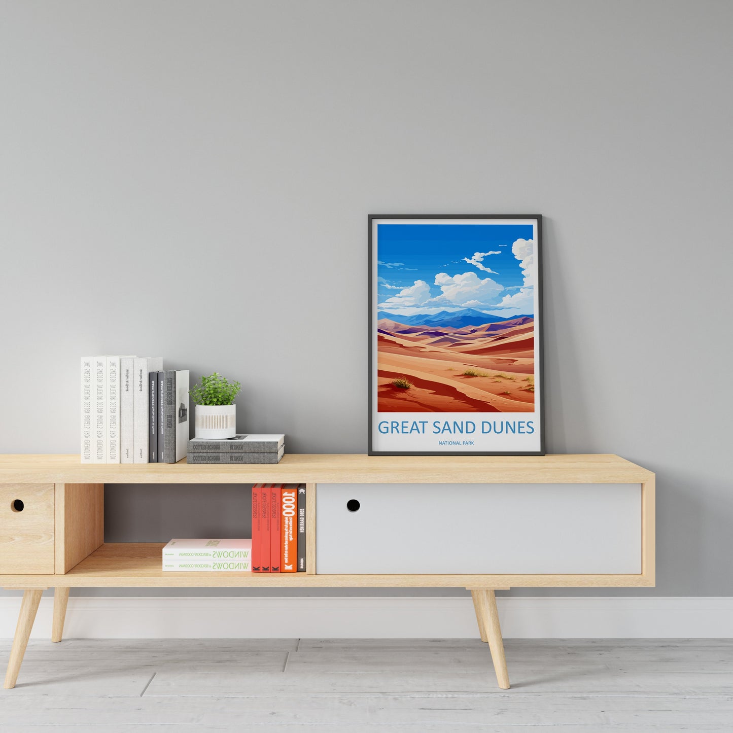 Great Sand Dunes National Park Travel Print Wall Art Great Sand Dunes Wall Hanging Home Décor Great Sand Dunes Gift Art Lovers Colorado Art