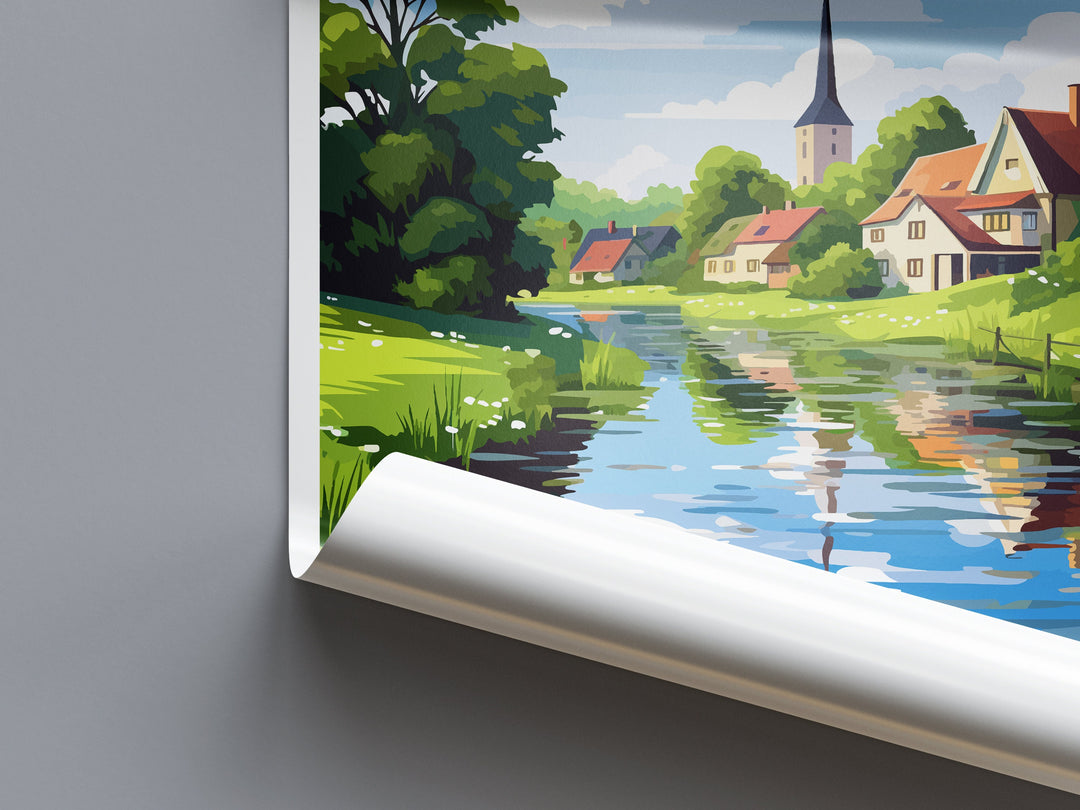 Spreewald Travel Print Spreewald Home Décor Germany Art Print Germany Spreewald Wall Print For Spreewald Gift For Germany Wall