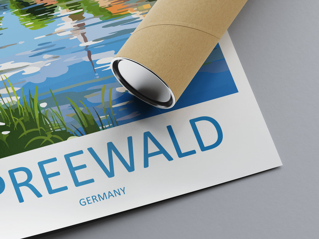 Spreewald Travel Print Spreewald Home Décor Germany Art Print Germany Spreewald Wall Print For Spreewald Gift For Germany Wall