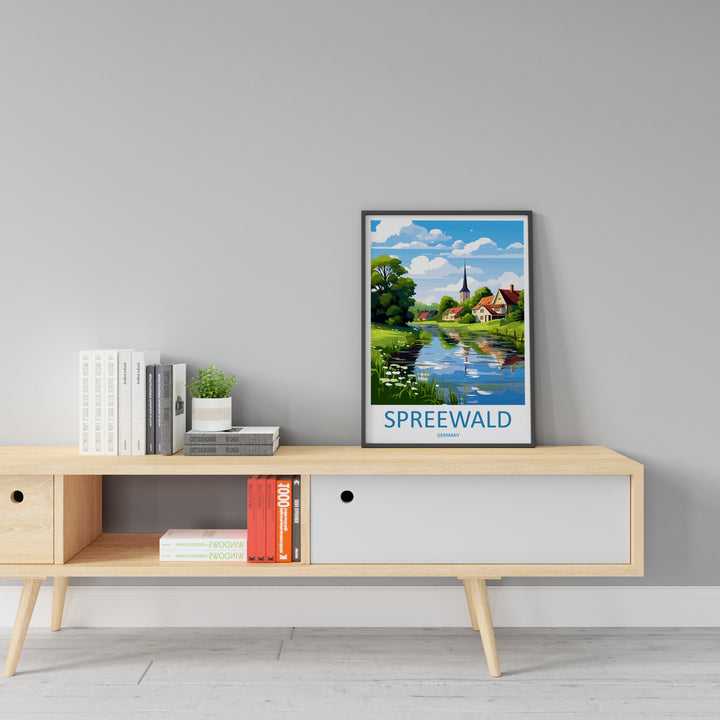 Spreewald Travel Print Spreewald Home Décor Germany Art Print Germany Spreewald Wall Print For Spreewald Gift For Germany Wall