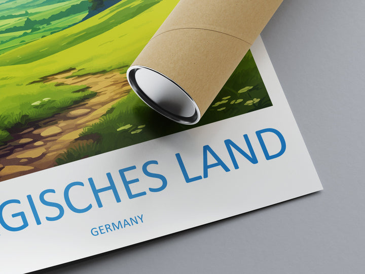 Bergisches Land Travel Print Bergisches Land Home Décor Germany Art Print Germany Bergisches Land Wall Print For Bergisches Land Gift