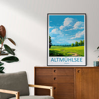 Altmühlsee Travel Print Altmühlsee Home Décor Germany Art Print Germany Altmühlsee Wall Print For Altmühlsee Gift
