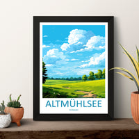 Altmühlsee Travel Print Altmühlsee Home Décor Germany Art Print Germany Altmühlsee Wall Print For Altmühlsee Gift