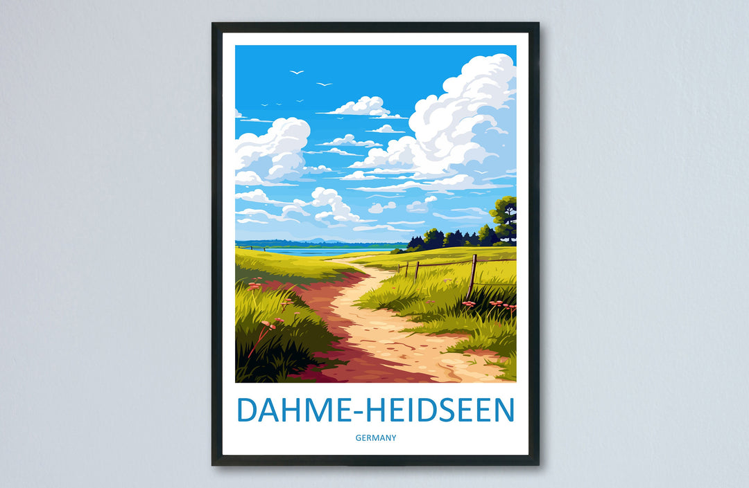 Dahme-Heideseen Travel Print Dahme-Heideseen Home Décor Germany Art Print Germany Dahme-Heideseen Wall Print For Dahme-Heideseen Gift