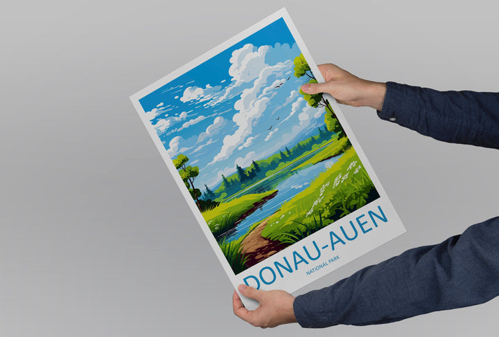 Donau Auen Travel Print Donau Auen Home Décor Germany Art Print Germany Donau Auen Wall Print For Donau Auen Gift