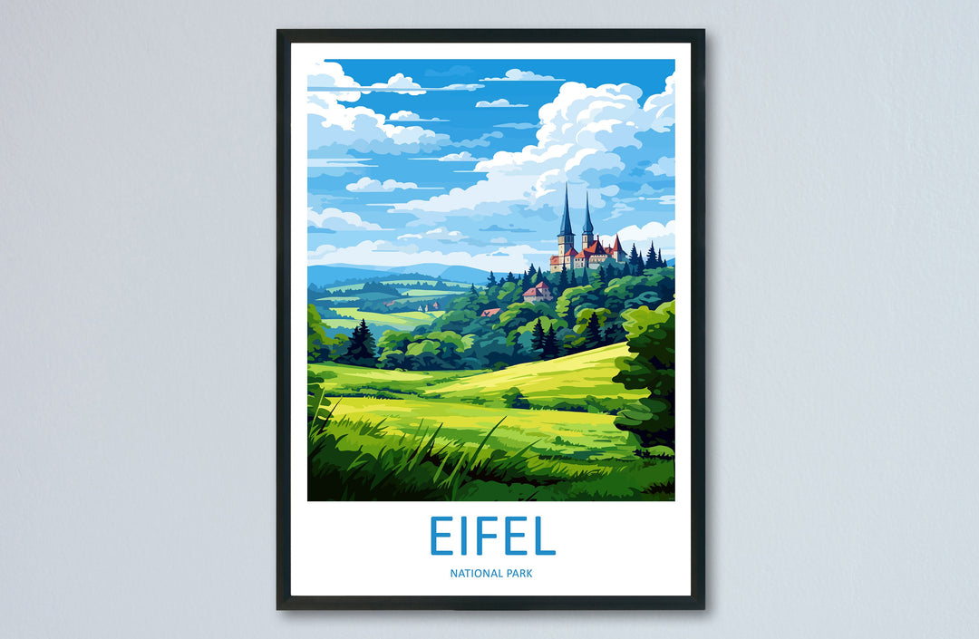 Eifel National Park Travel Print Eifel National Park Home Décor Germany Art Print Germany Eifel National Park Wall Print For Eifel Gift
