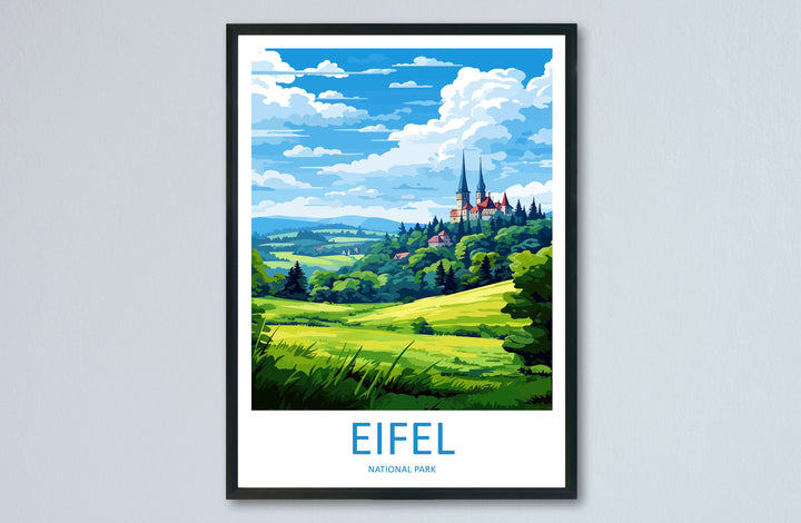 Eifel National Park Travel Print Eifel National Park Home Décor Germany Art Print Germany Eifel National Park Wall Print For Eifel Gift