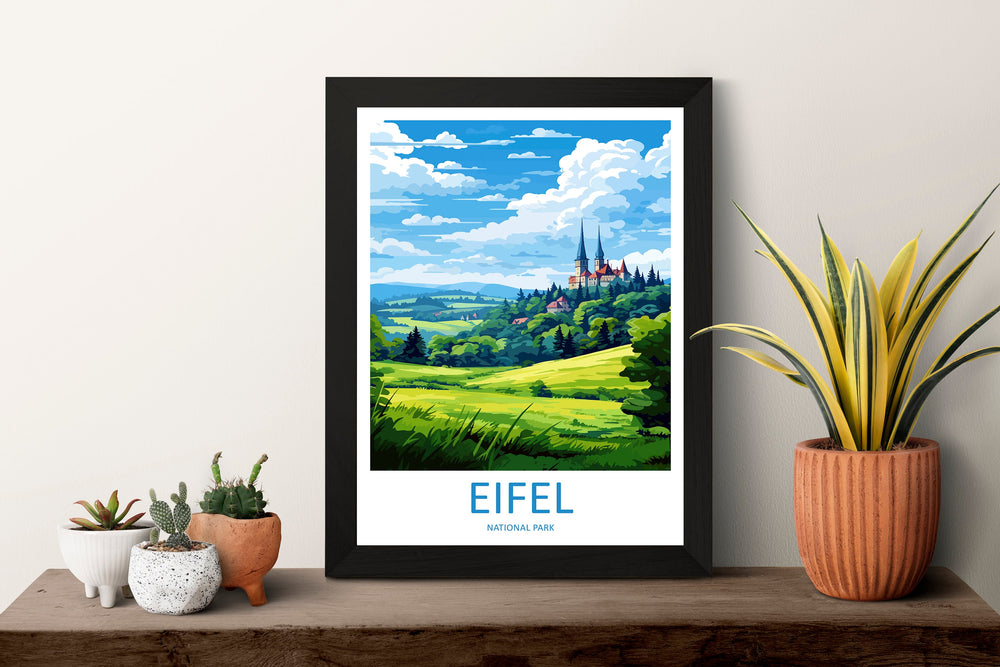 Eifel National Park Travel Print Eifel National Park Home Décor Germany Art Print Germany Eifel National Park Wall Print For Eifel Gift