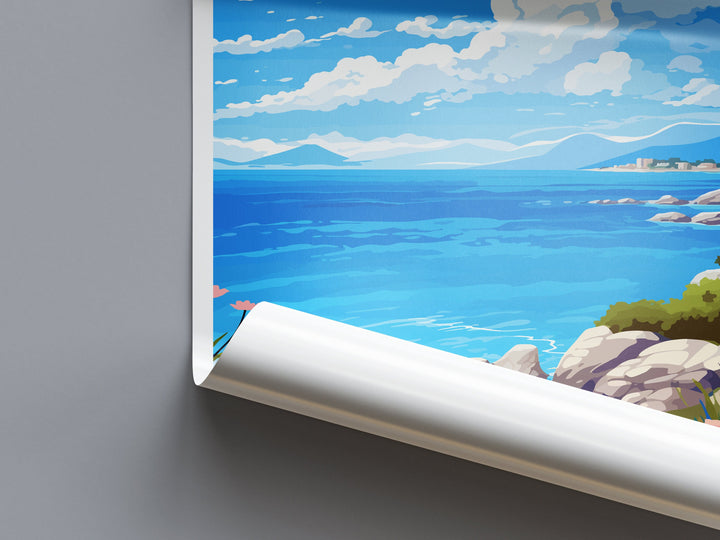 Saronic Islands Travel Print Wall Art Saronic Islands Greece Wall Hanging Home Decor Saronic Islands Gift Art Lovers Wall Art Print Greece
